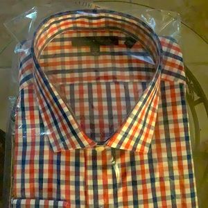 Tommy Hilfiger men multi-colored shirt. Tall Long